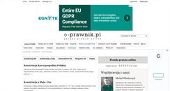 Desktop Screenshot of konstytucja.e-prawnik.pl